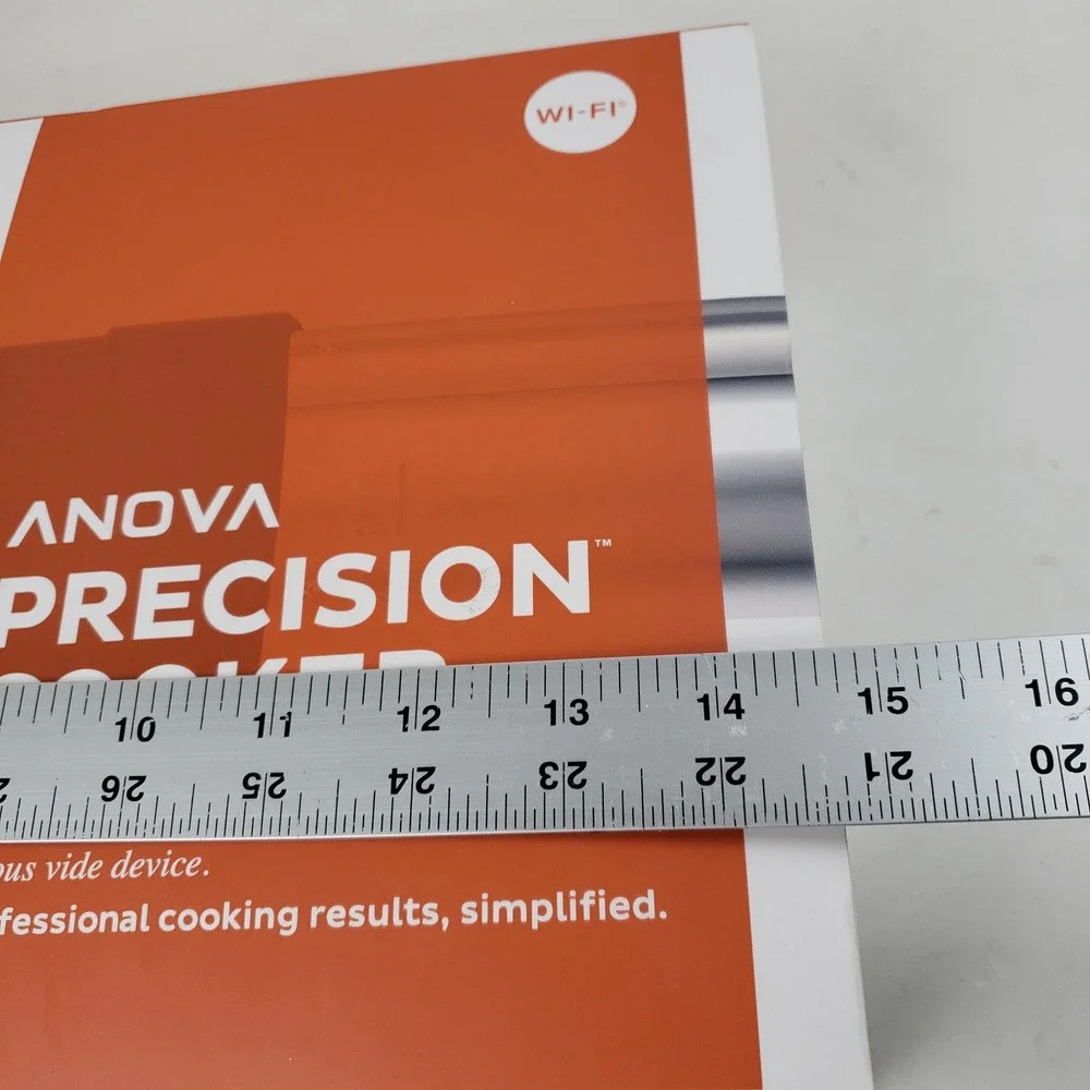 Anova Precision Cooker 900W Sous Vide Immersion Circulator Wi-Fi Black Silver